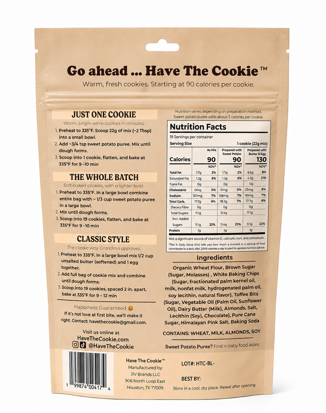 Have The Cookie™ Variety Pack (4 Cookie Mixes)
