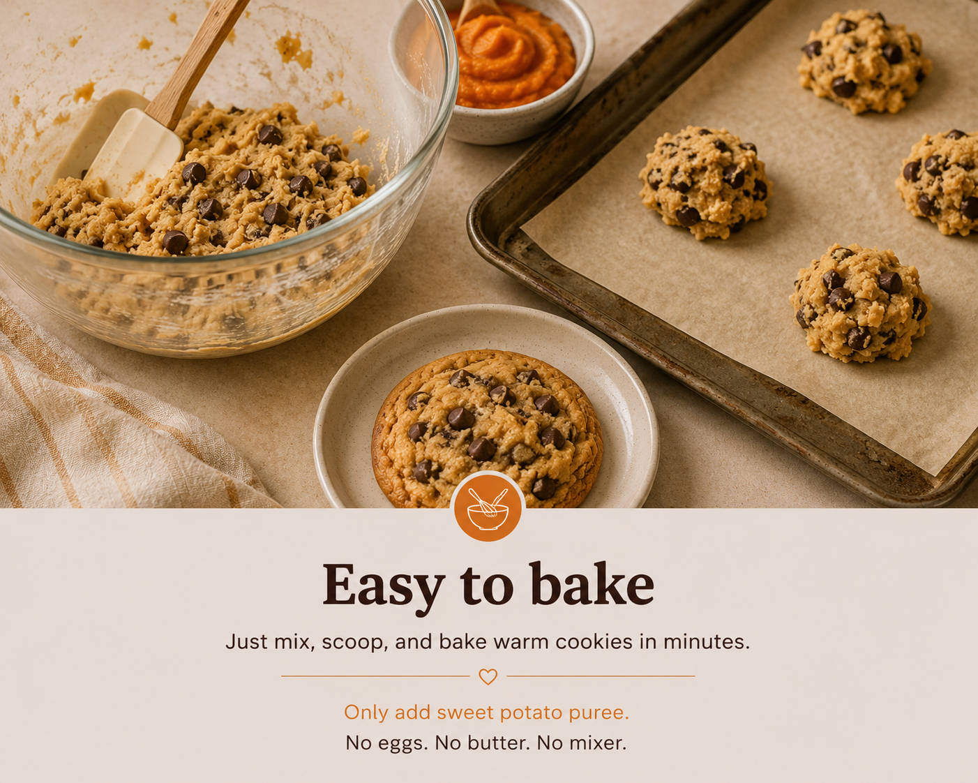 Chocolate Chip + Snickerdoodle Cookie Mix 2 Pack