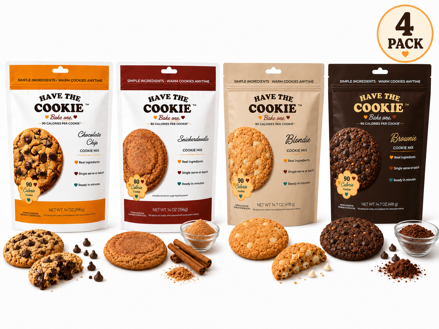 Have The Cookie™ Variety Pack (4 Cookie Mixes)
